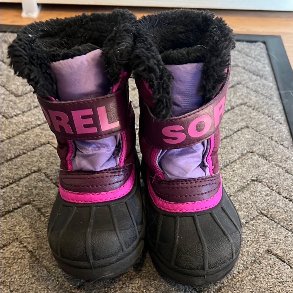 Sorel Kids' Boots - Black and Pink